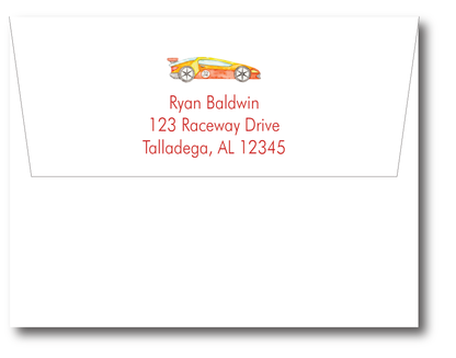 Race Car Stationery Set