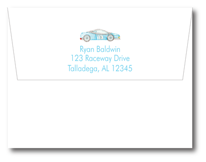 Race Car Stationery Set