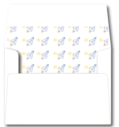 Rocket Stationery Set