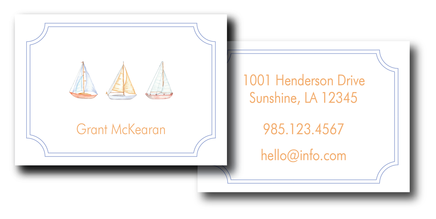 Sailboats Bag Tag