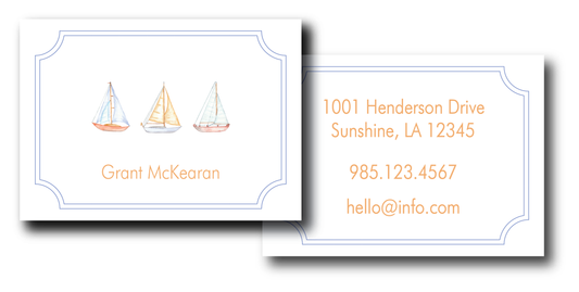 Sailboats Bag Tag