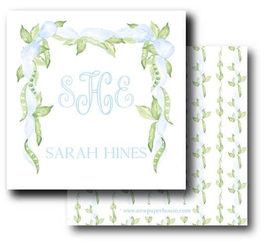 Sweet Pea Blue Enclosure Card