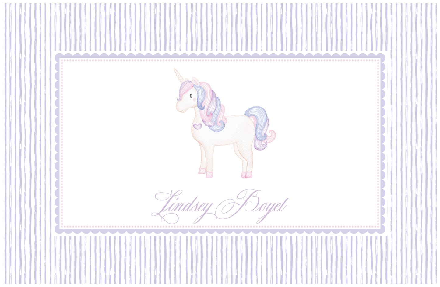 Unicorn Placemat