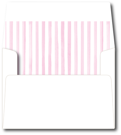 Vertical Stripe Stationery Set