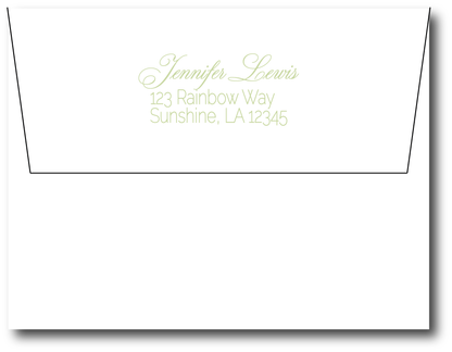 Green Bamboo Stationery Set