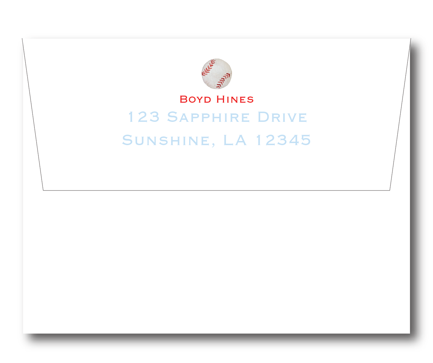 Baseball Stationery Set