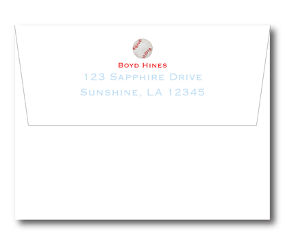 Baseball Stationery Set