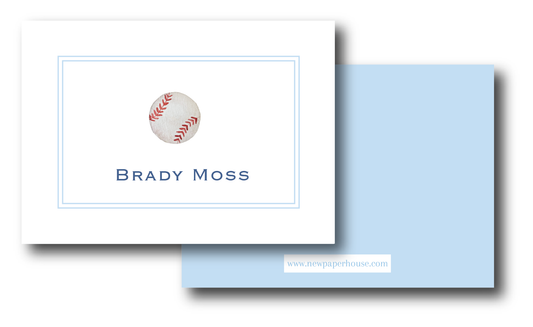 Baseball Enclosure Card